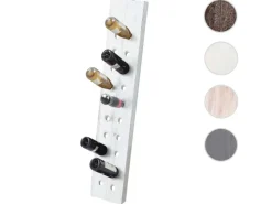 BERLINLODGE Rüttelbrett Weinregal Für 20 Flaschen HxBxT 120x22x5cm Flaschenregal 20 Flaschen Shabby-Look Vintage