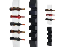 BERLINLODGE Flaschenregale^Weinregal Für 3 Flaschen HxBxT 54x13x9cm Flaschenregal Wandregal Flaschenhalter