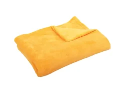 Bestgoodies Überwürfe^Mikrofaser Decke Hellorange Marigold 90 x 140 cm