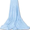 Bestgoodies Überwürfe|Decken^Mikrofaser Decke Blau Babyblau 220 x 240 cm