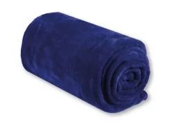 Bestgoodies Mikrofaser Decke Blau Mittelblau 90 x 140 cm