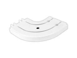 Bestlivings Gardinenschienen^120 cm Innenlaufschiene 2 Läufig & 2er Set Rundbogen