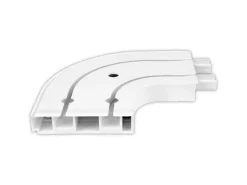 Bestlivings Gardinenschienen^480 cm Innenlaufschiene 2 Läufig & 2er Set Rundbogen / 4 x 120 cm