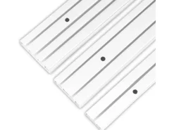 Bestlivings Gardinenschienen^90 cm Innenlaufschiene 3 Läufig