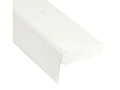 Bestlivings Gardinenschienen^390 cm Vorhangschiene mit Blende 2 Lauf Weiß / 1 x 120 cm & 3 x 90 cm