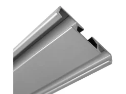 Bestlivings Gardinenschienen^Aluminium Vorhangschiene Silber 1 bis 2 Lauf / 120cm