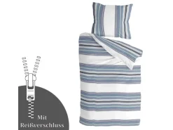 Bestlivings Bettwäsche-Set 135 x 200 cm Two Ways White&Blue