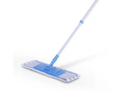 Bestlivings Reinigung^Bodenwischer Komplett Set Mikrofaser Blau Weiß