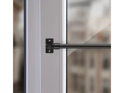 Bestlivings Seilspanngarnituren|Rollos^Cafehausstangen Schwarz 75 bis 125 cm