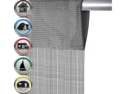 Bestlivings Türvorhänge^Fadengardine Vorhang für Wohnwagen in Schwarz 56 cm x 185 cm