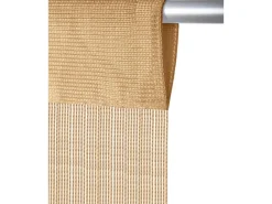 Bestlivings Türvorhänge^Fadengardine Vorhang für Wohnwagen Gold Plus Gardinenstange 56 cm x 185 cm