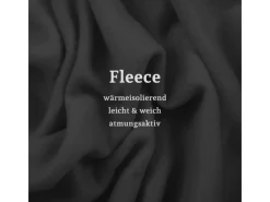 Bestlivings Überwürfe^Fleecedecke Mit Kedernaht 130 x 170 cm Schwarz