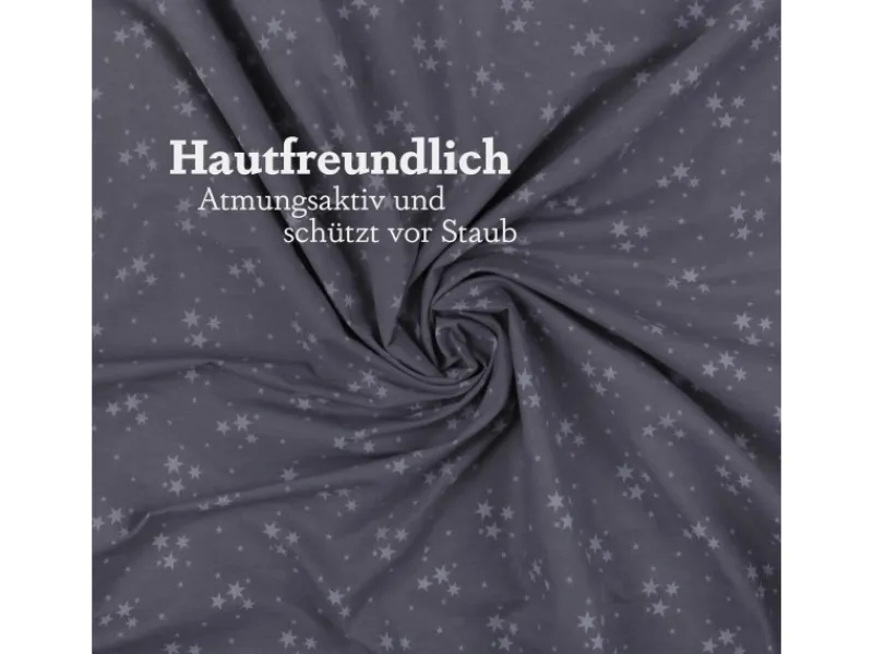 Bestlivings Kinder Bettwäsche 100 x 135 cm & 40 x 60 cm - Sterne