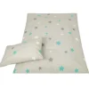 Bestlivings Bettwäsche^Kinder Bettwäsche 100 x 135 cm & 40 x 60 cm - Sterne Grau