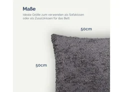 Bestlivings Kissen^Kissenhülle Chenille 50 x 50 cm