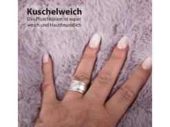 Bestlivings Kissenbezüge^Kissenhülle Faux Rabbit 45 x 45 cm