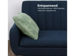 Bestlivings Ostern^Kissenhülle Faux Rabbit 45 x 45 cm