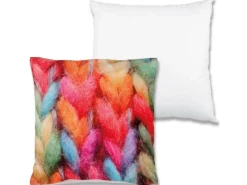 Bestlivings Kissenbezüge^Kissenhülle Fotodruck 40 x 40 cm Wolle mit Füllung