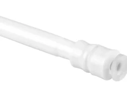 Bestlivings Vorhänge|Gardinen^Klemmstange mit Schraubtechnik Weiß 100 bis 140 cm