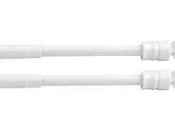 Bestlivings Klemmstangen mit Schraubtechnik Weiß 60 bis 90 cm 2er Pack