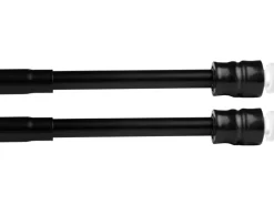 Bestlivings Seilspanngarnituren|Insektenschutz^Klemmstangen mit Schraubtechnik Schwarz 60 bis 90 cm 2er Pack