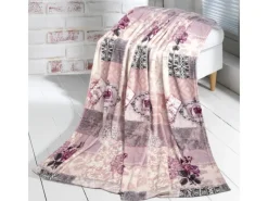 Bestlivings Kuscheldecke 150 x 200 cm Flanell Mandarino