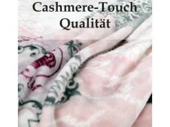 Bestlivings Kuscheldecke 150 x 200 cm Flanell Mandarino