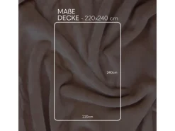 Bestlivings Decken|Überwürfe^Kuscheldecke Mirabella Cashmere Touch 220 x 240 cm