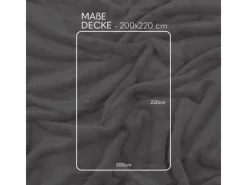 Bestlivings Decken|Überwürfe^Kuscheldecke Cashmere Touch 200 x 220 cm