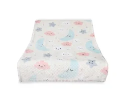 Bestlivings Decken^Kuscheldecke Cashmere Dots Kids Sonne Mond Sterne