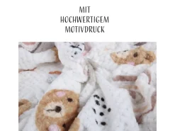 Bestlivings Kuscheldecke Cashmere Dots Kids Bär