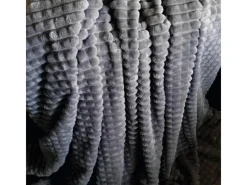 Bestlivings Überwürfe^Kuscheldecke-Kissen Set Jacquard-Flannel 150 x 200 cm