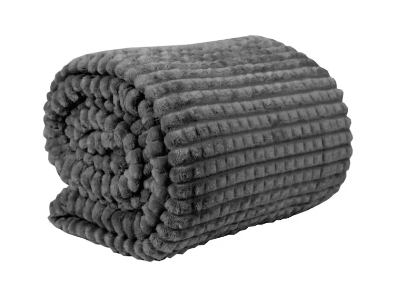 Bestlivings Überwürfe^Kuscheldecke-Kissen Set Jacquard-Flannel 150 x 200 cm