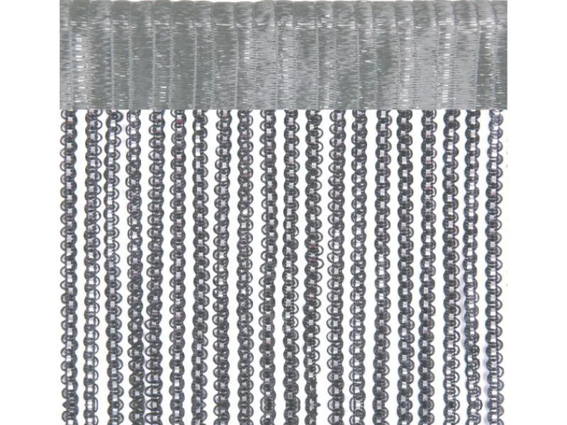 Bestlivings Türvorhänge^Metall Optik Fadenvorhang Trennvorhang Gardine Stangendurchzug ca. 90 cm x 200 cm