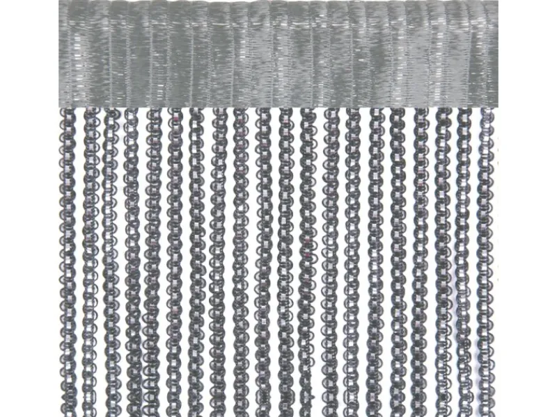 Bestlivings Türvorhänge^Metall Optik Fadenvorhang Trennvorhang Gardine Stangendurchzug ca. 90 cm x 250 cm