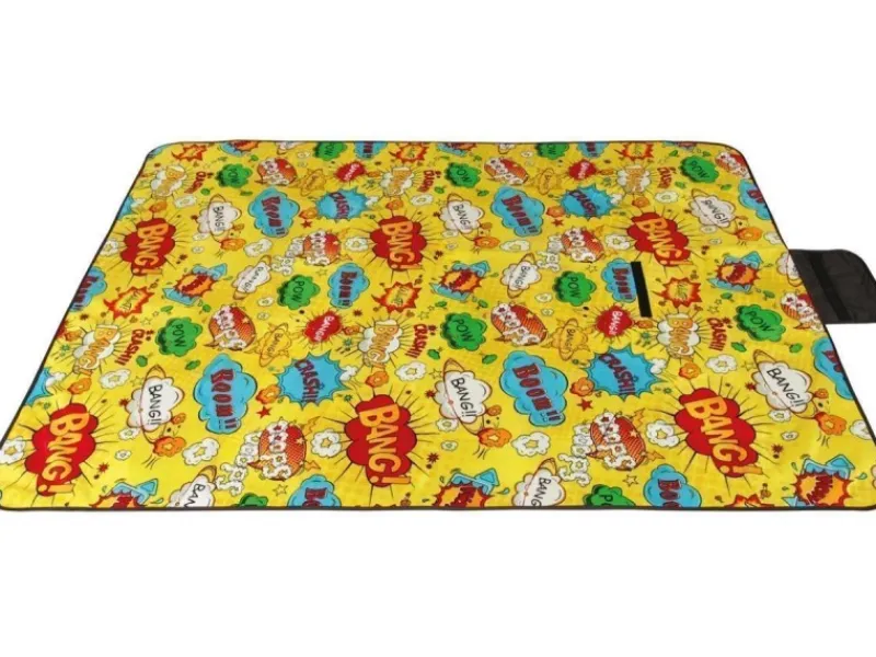 Bestlivings Picknickdecke Fotodruck 200 x 100 cm Comic