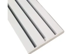 Bestlivings Gardinenschienen^Seitendeckel für Aluminium Vorhangschiene Weiß 3 bis 4 Lauf