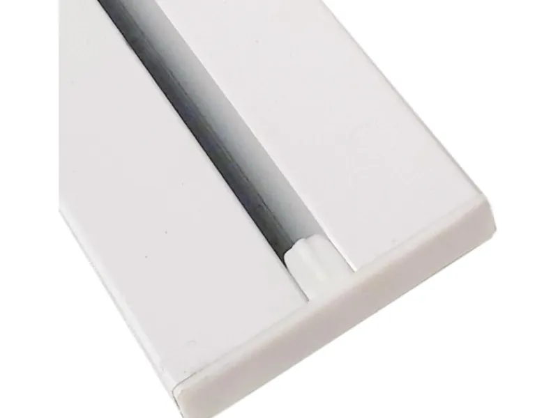 Bestlivings Vorhänge|Gardinen^Seitendeckel für Aluminium Vorhangschiene Weiß 1 bis 2 Lauf