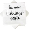 Bestlivings Servietten 33 x 33 cm 3 Lagig 20er Pack Lieblingsgäste