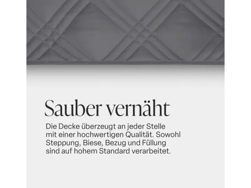 Bestlivings Tagesdecke Uni 220 x 240 cm