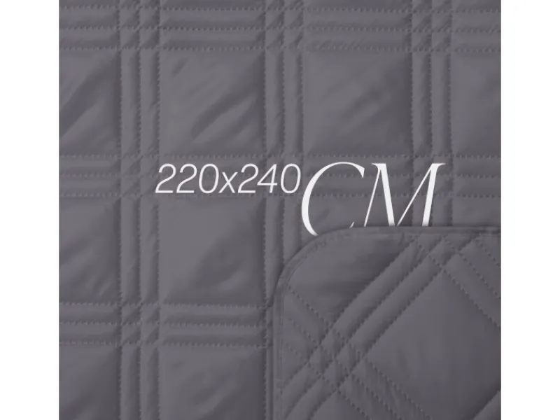 Bestlivings Tagesdecke Uni 220 x 240 cm