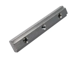 Bestlivings Gardinenschienen^Verbinder für Aluminium Vorhangschiene Silber 1 bis 2 Lauf