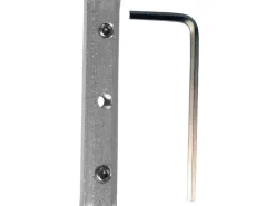 Bestlivings Gardinenschienen^Verbinder für Aluminium Vorhangschiene Silber 1 bis 2 Lauf