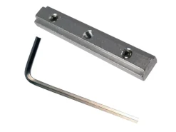 Bestlivings Gardinenschienen^Vorhangschiene 300 cm Aluminium Weiß 2 Lauf / 120 cm & 2 x 90 cm