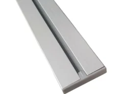 Bestlivings Gardinenschienen^Vorhangschiene Aluminium Silber 1 Lauf 90 cm