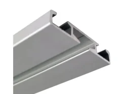 Bestlivings Gardinenschienen^Vorhangschiene Aluminium Silber 1 Lauf 90 cm