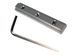 Bestlivings Gardinenschienen^Vorhangschiene Aluminium 120 cm Weiß 1 Lauf