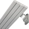 Bestlivings Wandträger für Aluminium Vorhangschiene Silber 3 bis 4 Lauf