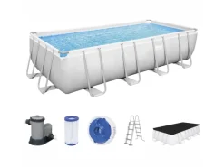 Bestway Mosaik^Stahlrahmenpool Power Steel 122 cm x 274 cm x 549 cm Rechteckig