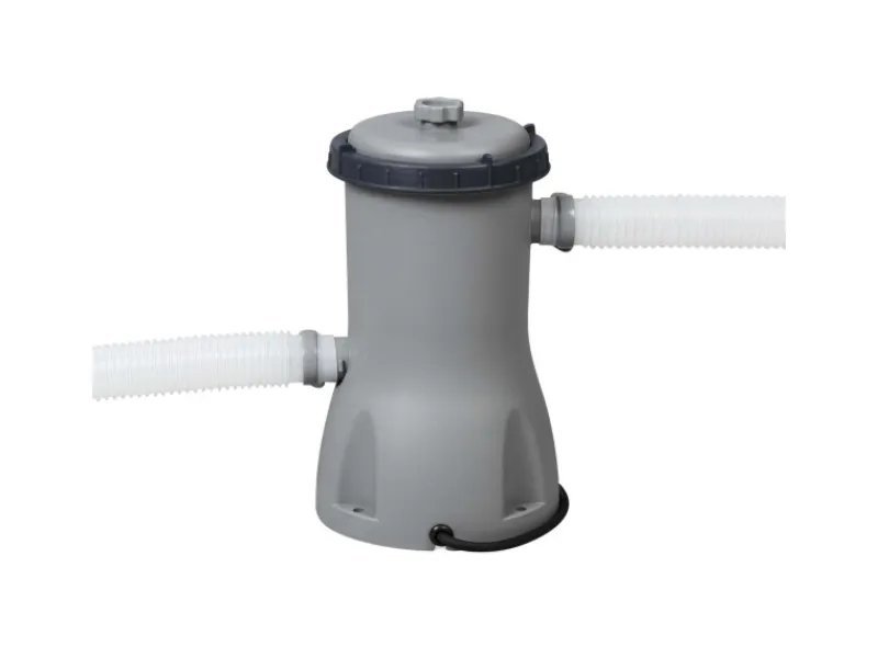 Bestway Stahlrahmen-Pool Set Steel Pro Max Frame Ø 427 x 122 cm Rund Grau